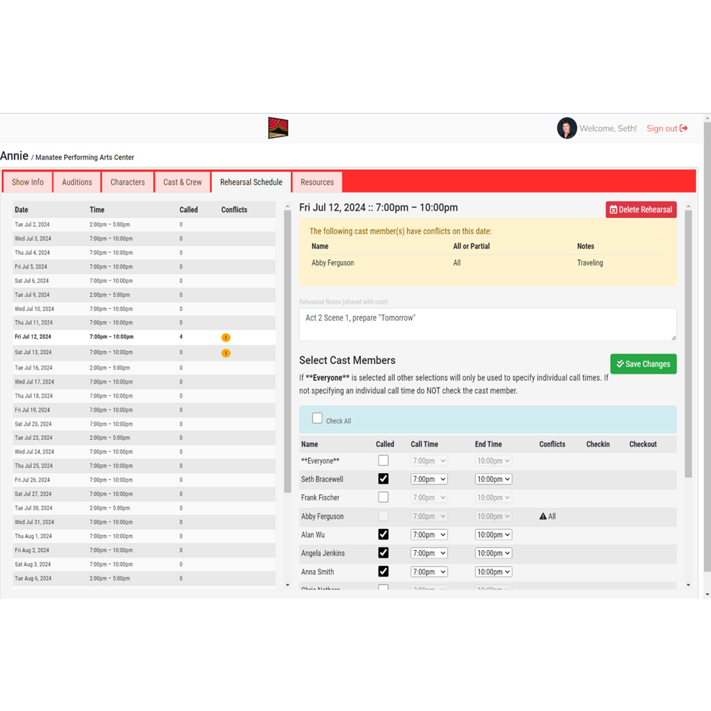 Schedule Manager